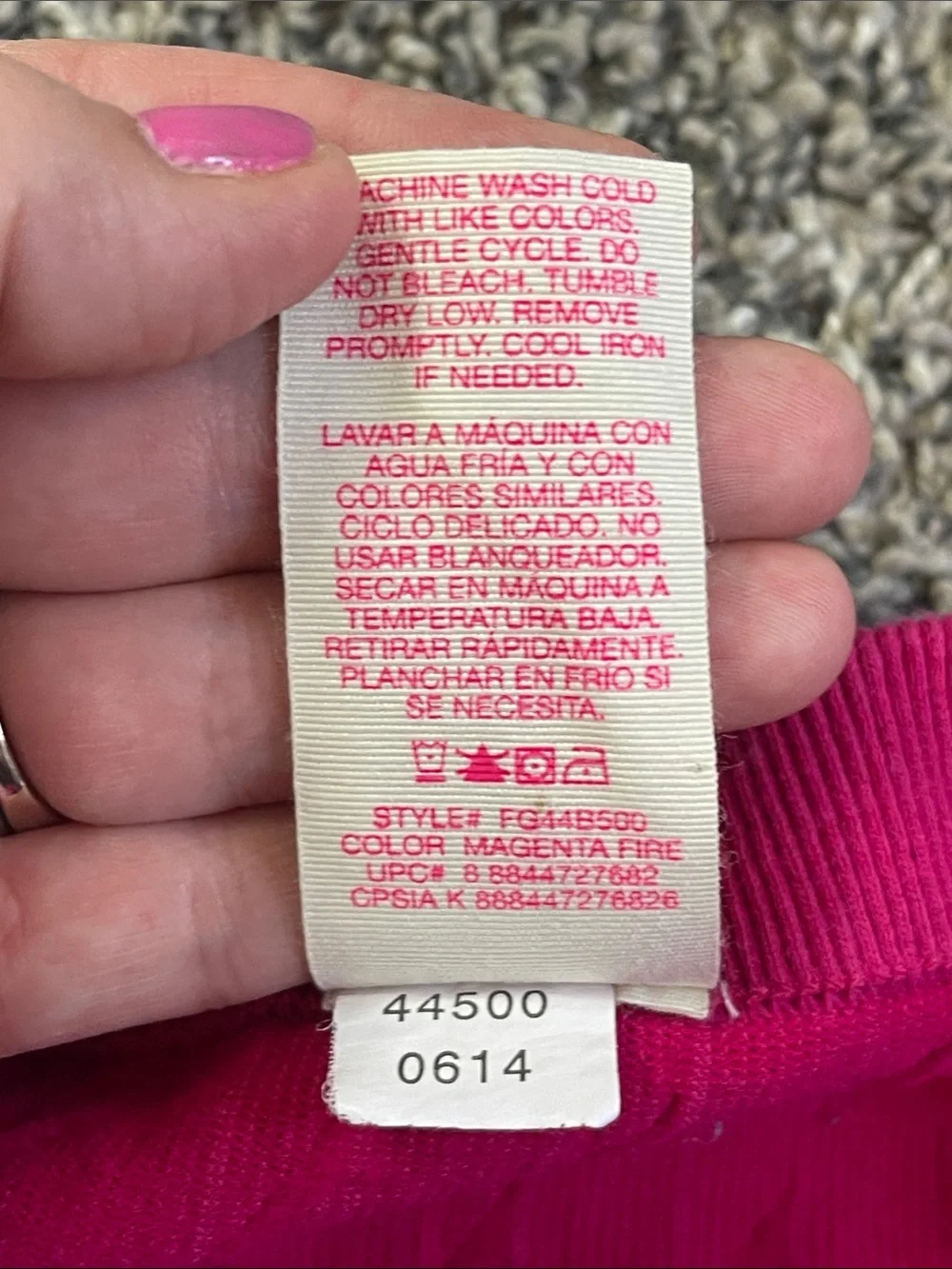 Girls Faded Glory pink super stretchy pants one size (7-16)